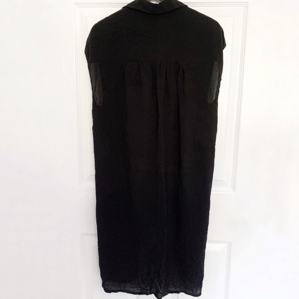 Front Tie High Low Button Up - Picture 3 of 3